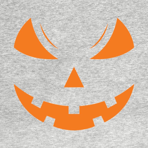 Halloween Scary Evil Pumpkin Funny Pumpkin Head by ChicGraphix